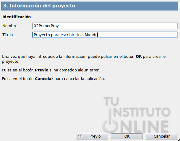 Información del proyecto