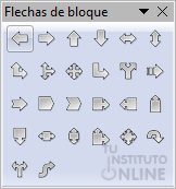 Flechas de bloque