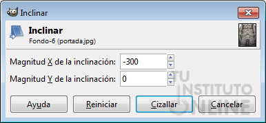 Di&aacute;logo Inclinar