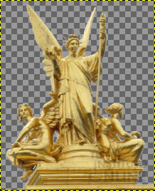 Imagen nueva sólo con la estatua