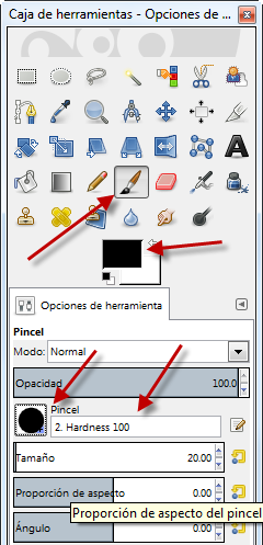 Herramienta pincel