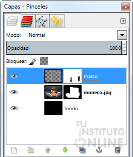 Capas actuales