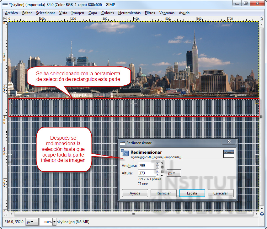 A&ntilde;adimos mar a la imagen