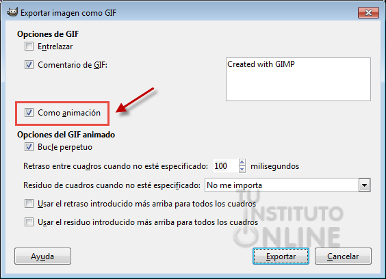 Guardar como GIF animado